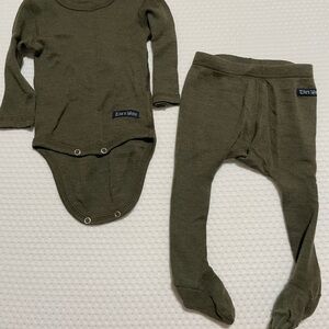 Wool base layer set